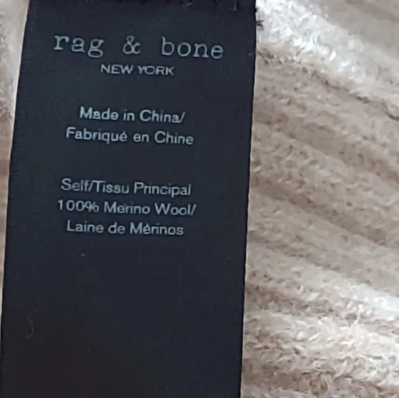 Rag & Bone rib knit v-neck merino wool sweater - Picture 9 of 13